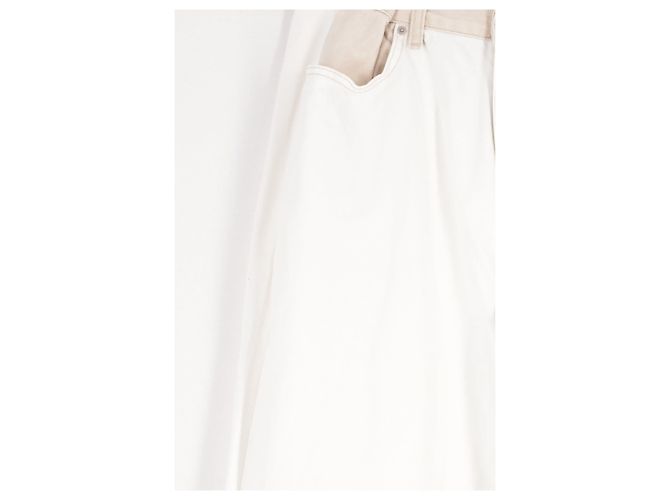 Autre Marque Vaqueros de algodón blanco THE FRANKIE SHOP - vista 3