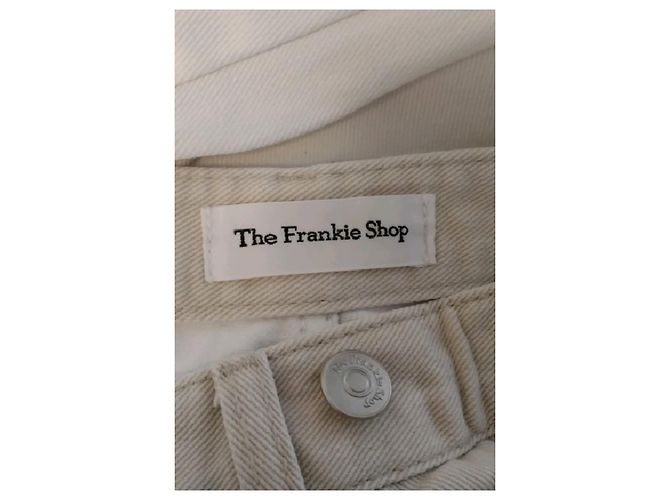 Autre Marque Vaqueros de algodón blanco THE FRANKIE SHOP - vista 5