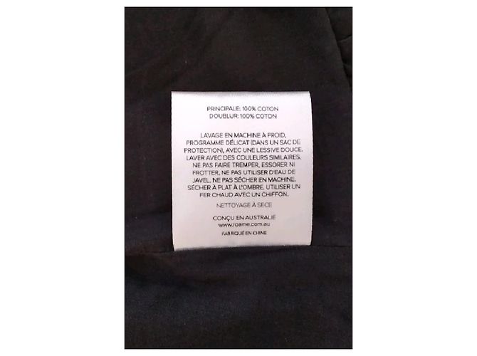 Autre Marque Top de algodón negro ROAME XS - vista 8