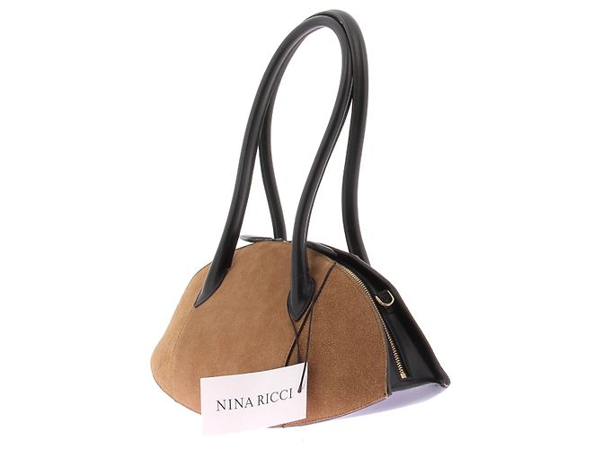 Nina Ricci Borsa Le Bal Bag Médium Camoscio Cammello - vista 2