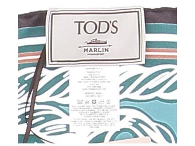 Tod's Lenço com estampa náutica Azul - vista 3