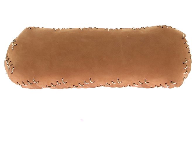 Autre Marque Tekel Bag in pelle camel con finiture dorate Cammello - vista 6