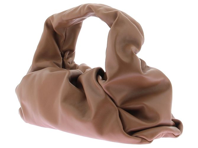 Bottega Veneta Mini borsa a mano in pelle marrone Cammello - vista 2
