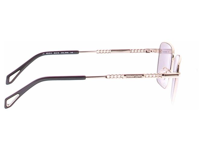Gafas de sol Zadig & Voltaire doradas de metal Dorado - vista 4