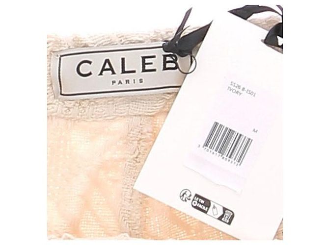 Autre Marque Pantaloncini CALEB PARIS in cotone avorio M Beige - vista 5
