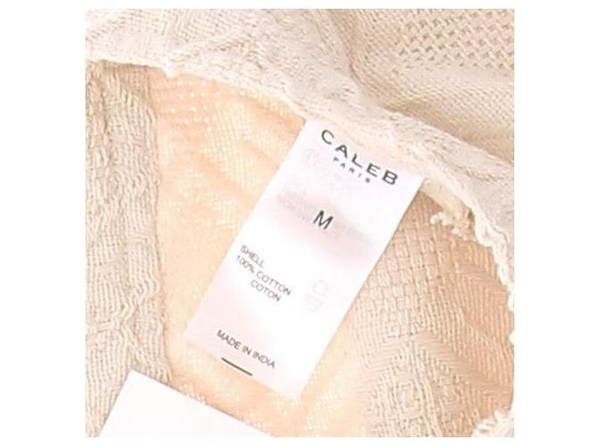 Autre Marque Pantaloncini CALEB PARIS in cotone avorio M Beige - vista 6