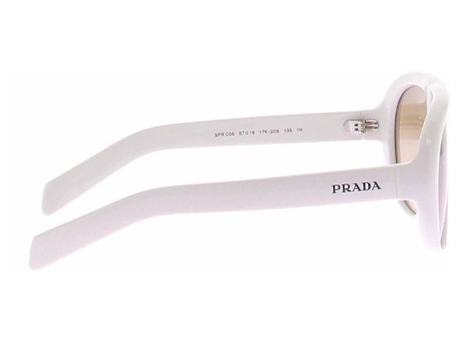 Prada Occhiali da sole bianchi SPRVC05 Bianco - vista 4