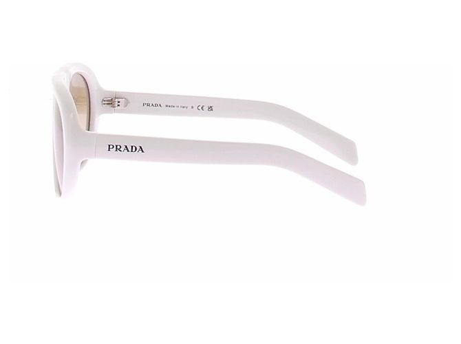 Prada Occhiali da sole bianchi SPRVC05 Bianco - vista 5