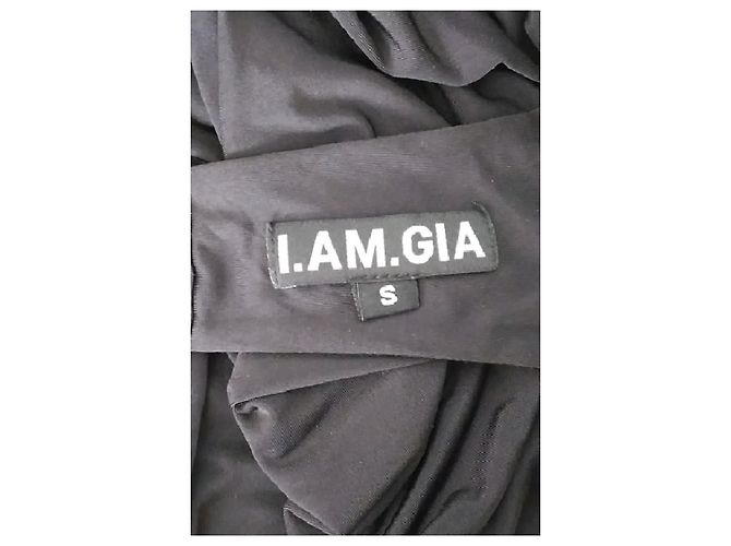 Autre Marque Vestido maxi negro I.AM.GIA - vista 7