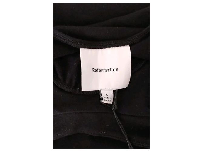 Top in cotone nero Reformation - vista 7