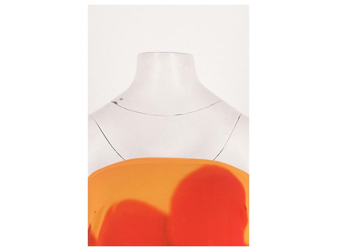 Autre Marque MESHKI Langes oranges Kleid - Ansicht 2