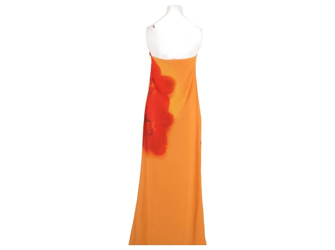 Autre Marque MESHKI Langes oranges Kleid - Ansicht 6
