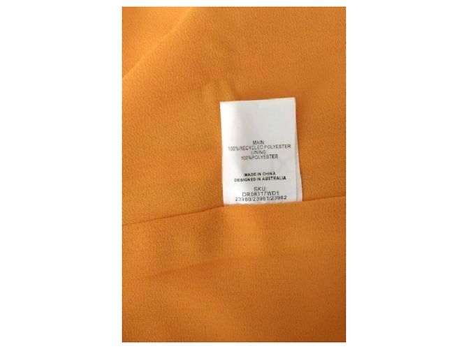 Autre Marque MESHKI Langes oranges Kleid - Ansicht 8