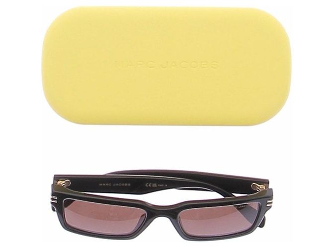 Marc Jacobs Marc Black Sonnenbrille Schwarz Kunststoff - Ansicht 7
