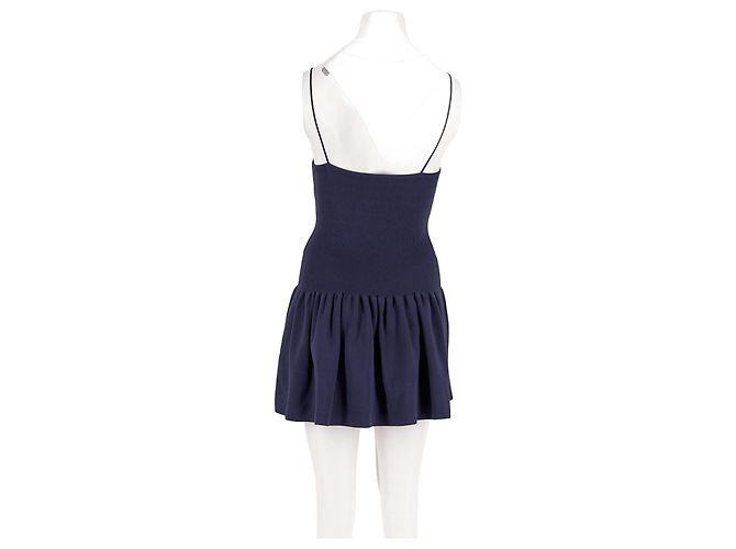 Autre Marque Abito corto ANCOSTI blu navy in cotone - vista 6