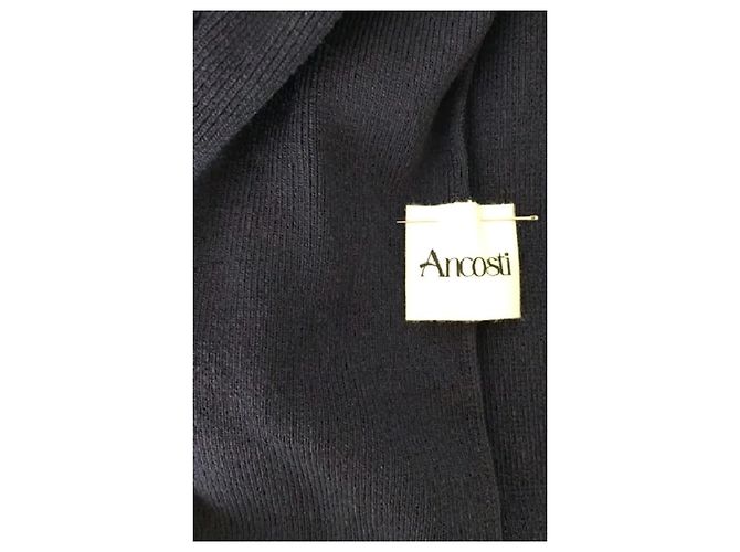 Autre Marque Abito corto ANCOSTI blu navy in cotone - vista 7