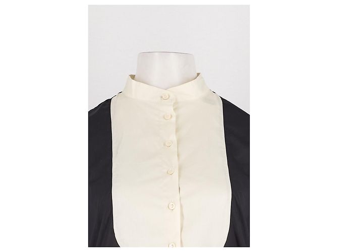 Autre Marque SESSEI Baumwollkleid schwarz - Ansicht 2