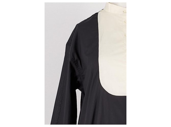 Autre Marque SESSEI Baumwollkleid schwarz - Ansicht 3
