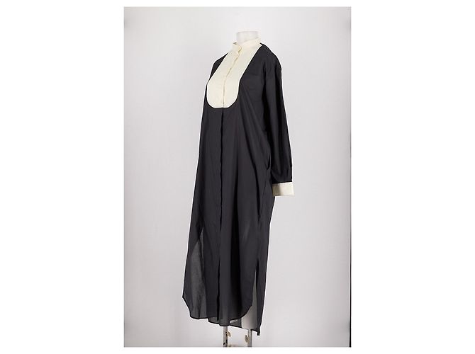 Autre Marque SESSEI Baumwollkleid schwarz - Ansicht 4