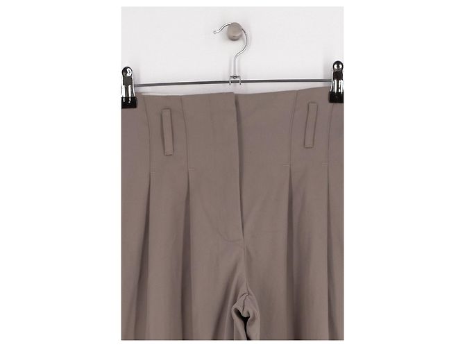 Pantalones de algodón beige SéZane - vista 2