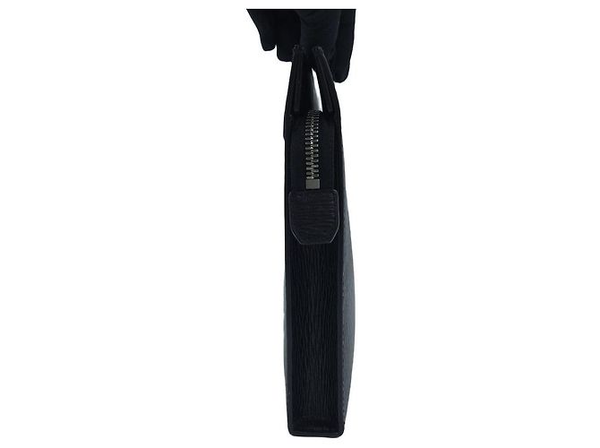 Salvatore Ferragamo Clutch com alça de mão Gancini Preto - vista 11