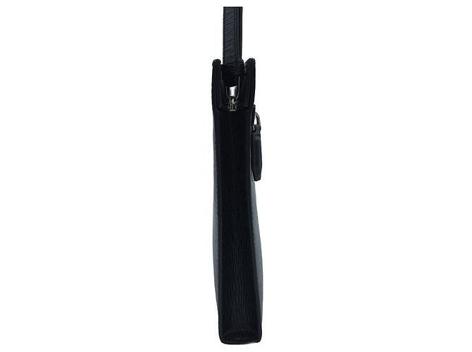 Salvatore Ferragamo Clutch com alça de mão Gancini Preto - vista 12