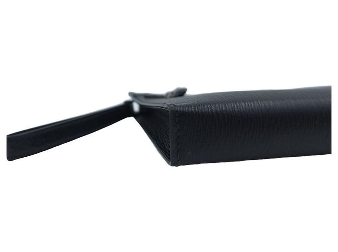 Salvatore Ferragamo Clutch com alça de mão Gancini Preto - vista 14