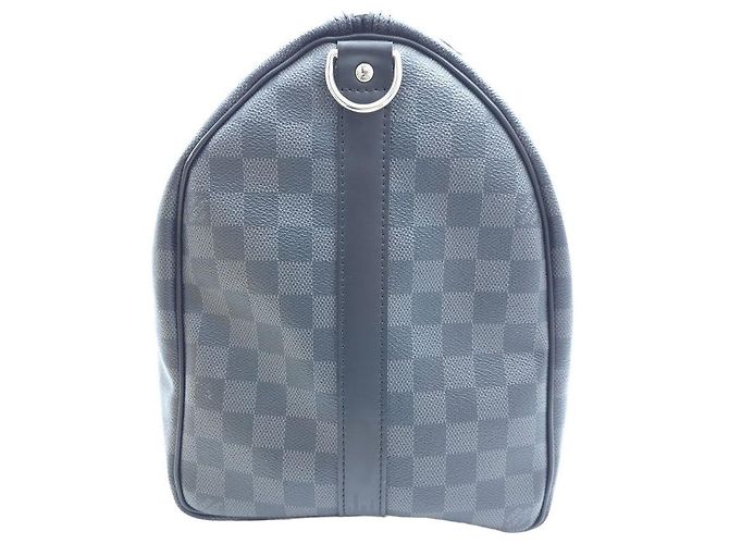Louis Vuitton Keepall Bandoulière 45 Damier Graphite Marrone - vista 13