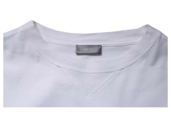 Christian Dior Dior homme, Camiseta blanca con oblique - vista 9