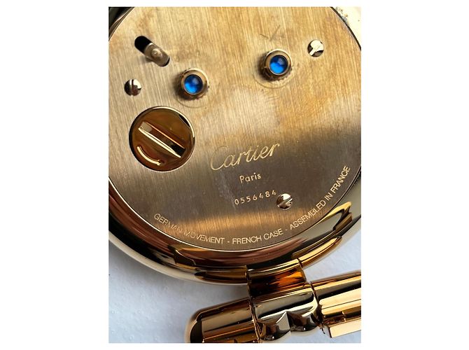 Cartier 'Kolosseum' Wecker Golden - Ansicht 6