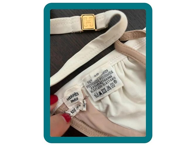 Bicolor Hermès Bikini in Größe 40 - Ansicht 13