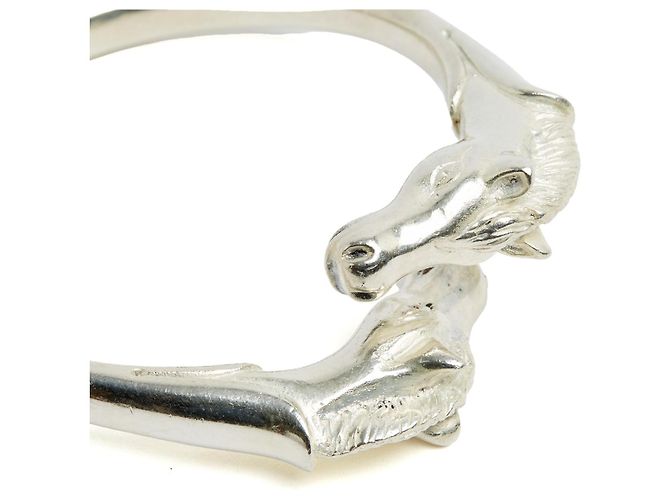 Pulsera Galop Doble Hermès Plata 1985s Pulsera de Plata Esterlina Hermes - vista 4