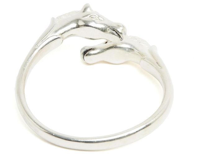 Pulsera Galop Doble Hermès Plata 1985s Pulsera de Plata Esterlina Hermes - vista 6