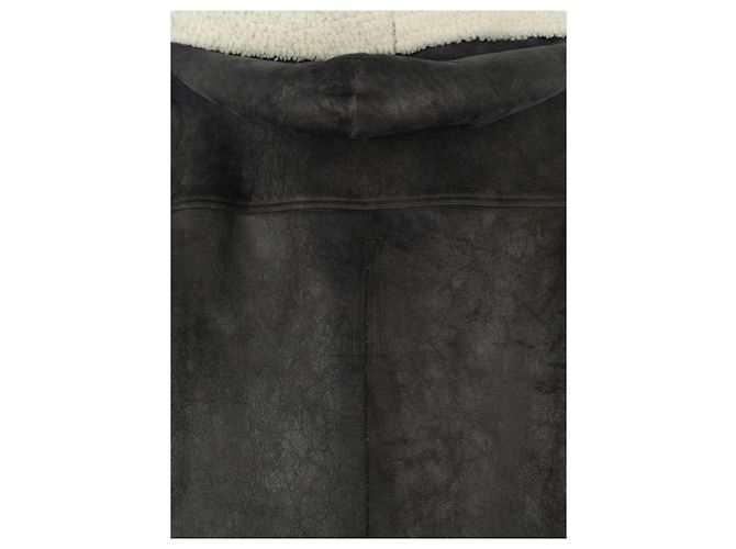 Rick Owens AW17 Leder-Schafsleder Duffle-Mantel - Ansicht 16