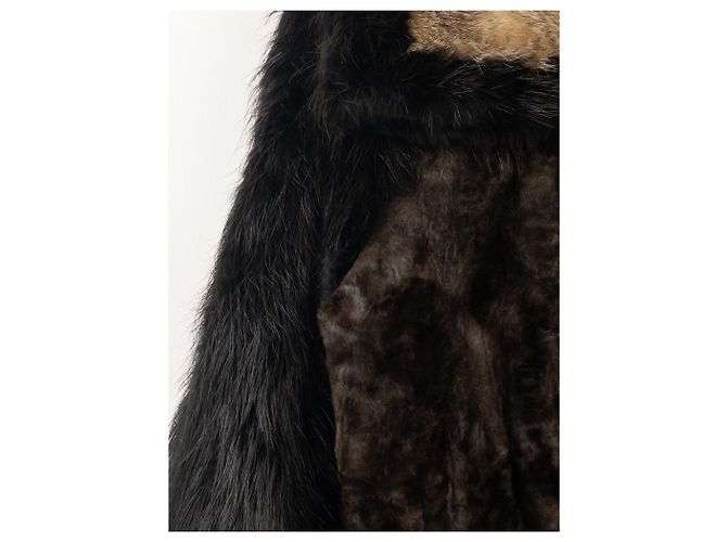 Yves Saint Laurent Rive Gauche von Tom Ford 2000er Pelz-Leder Bomberjacke - Ansicht 13