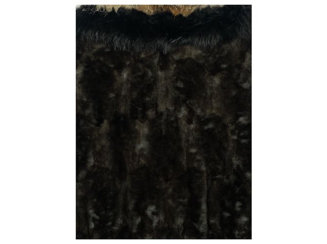 Yves Saint Laurent Rive Gauche von Tom Ford 2000er Pelz-Leder Bomberjacke - Ansicht 19