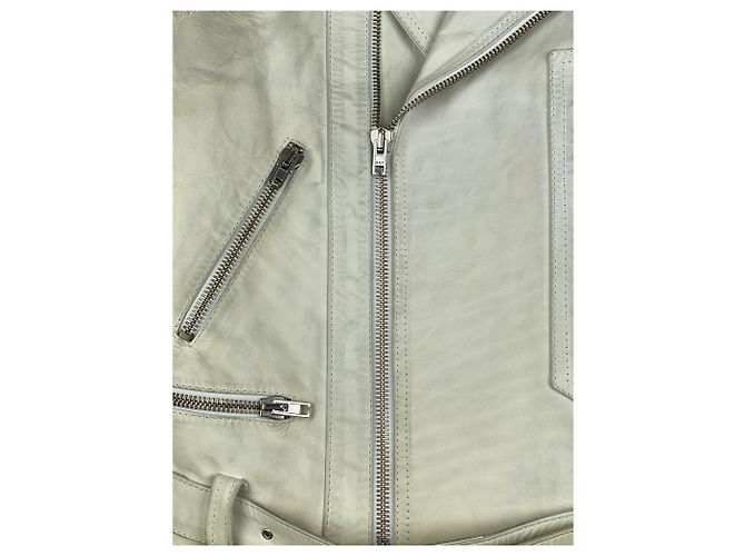 Ärmellose Leder-Motorradweste RAF von Raf Simons AW05 - Ansicht 8