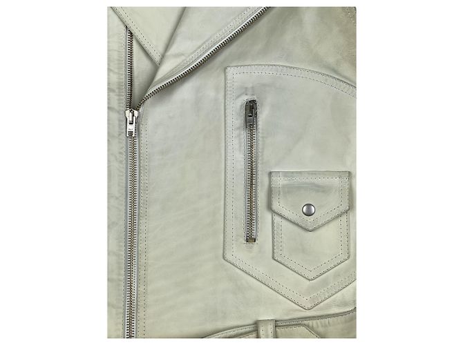 Ärmellose Leder-Motorradweste RAF von Raf Simons AW05 - Ansicht 9