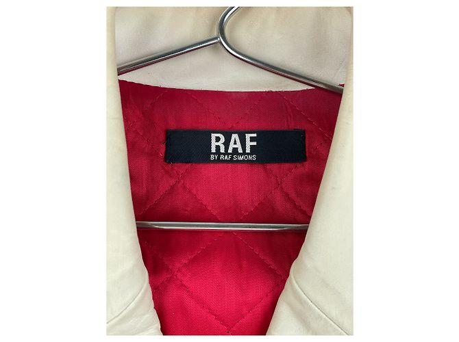 Ärmellose Leder-Motorradweste RAF von Raf Simons AW05 - Ansicht 16
