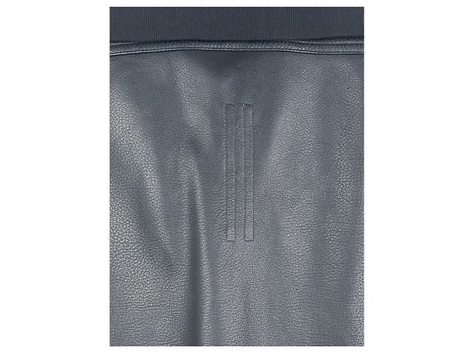 Camicia overshirt in pelle Porterville 'Strobe' AW22 di Rick Owens - vista 14