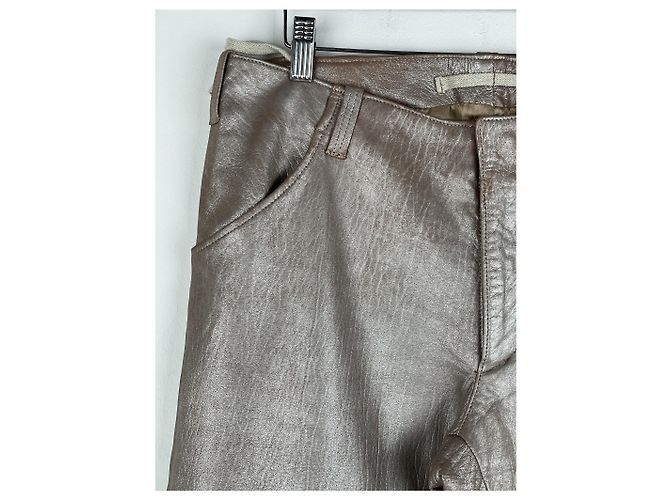 Pantalones Biker de Cuero Astro AW99 de Helmut Lang - vista 5