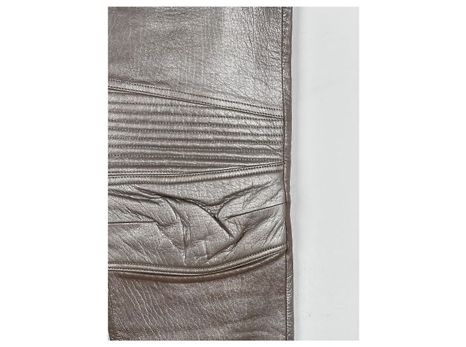 Pantalones Biker de Cuero Astro AW99 de Helmut Lang - vista 7
