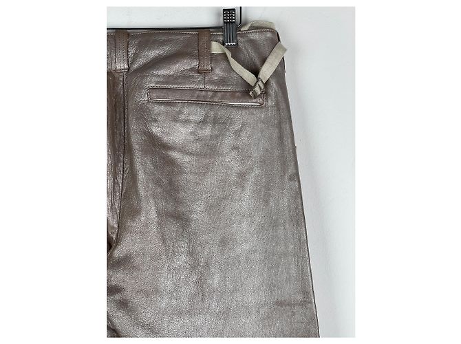 Pantalones Biker de Cuero Astro AW99 de Helmut Lang - vista 11