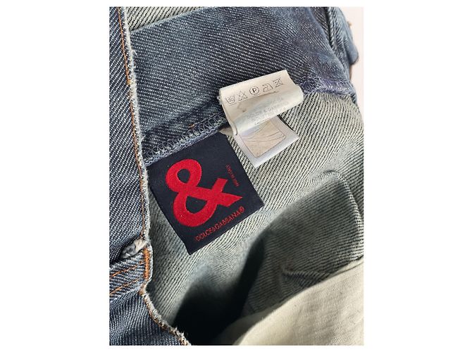 Dolce & Gabbana AW03 Double-Knee Denim Cargo Pants - view 16