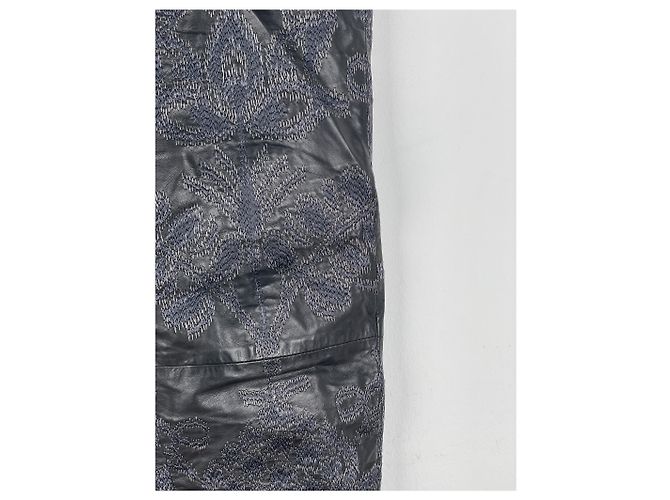 Gucci von Tom Ford SS00 bestickte Leder-Bikerhosen - Ansicht 7