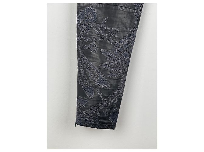 Gucci von Tom Ford SS00 bestickte Leder-Bikerhosen - Ansicht 15