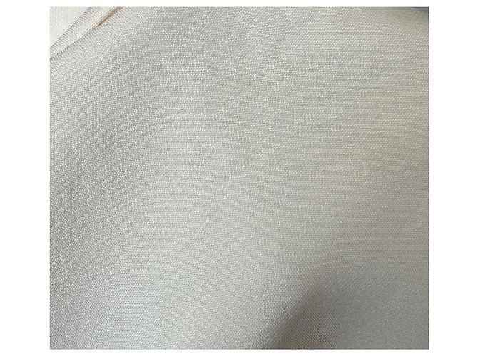 Alexander McQueen Lace Draped Corset Blazer Beige White - view 6