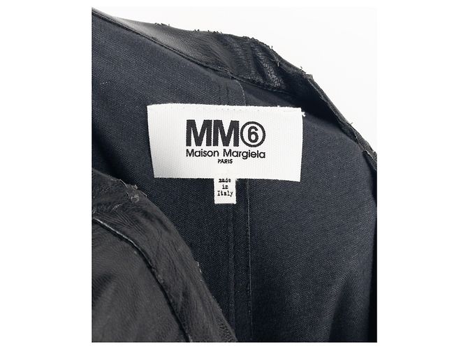 Maison Martin Margiela Falda maxi plisada de cuero sintético MM6 Maison Margiela - vista 16