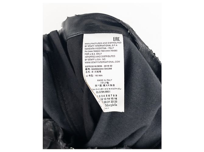 Maison Martin Margiela Falda maxi plisada de cuero sintético MM6 Maison Margiela - vista 17