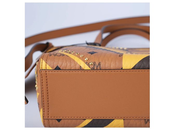 Autre Marque Borsa con manico in pelle MCM - vista 5